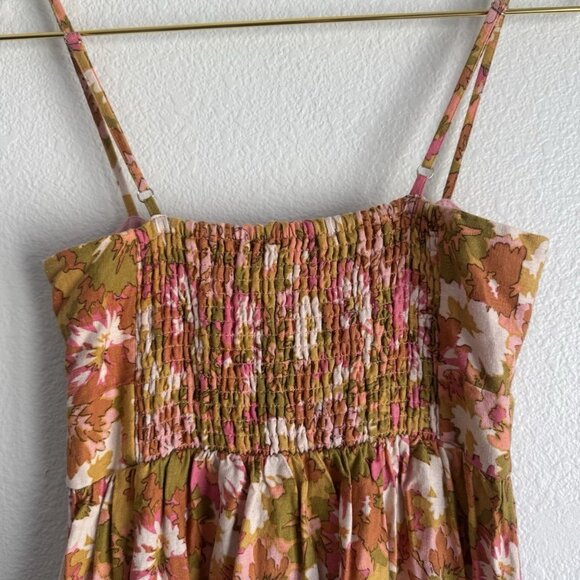 House of Harlow Tiered Maxi Dress Backless Ribbon Ruffle Bohemian - Picture 6 of 13